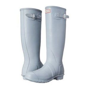 Hunter Women's Original Tall Rain Boots Size 9 Porcelain Blue